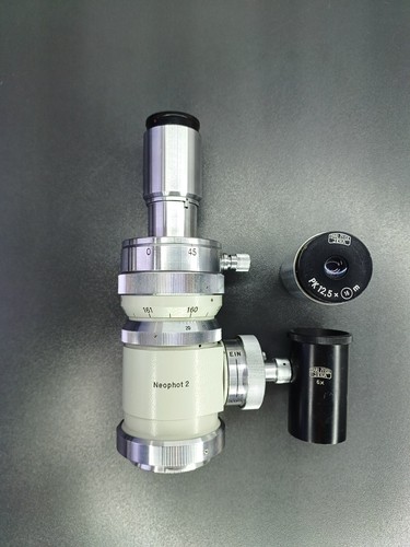 Carl Zeiss Neophot 2 microscope block objective VIDEO