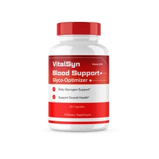 Vitalsyn Blood Support Capsules, Vital Syn Glycogen Support (60 Capsules)
