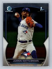 2023 Bowman Draft #BDC-113 Juaron Watts-Brown Chrome