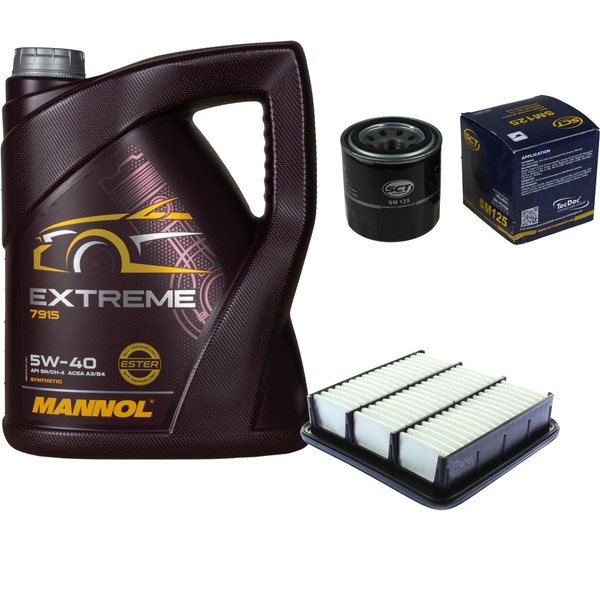 SCT Inspektionspaket 5L Mannol Extreme 5W-40 FüR Hyundai I30 1.4 1.6 2.0-image