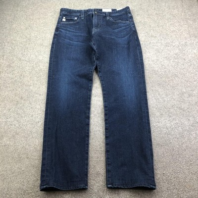 Adriano Goldschmied Everett Jeans Mens 32x34 Blue Dark Wash Slim Straight