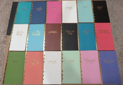 RECOLLECTIONS CREATIVE YEAR JOURNAL SET OF 18 WITH BINDER HOLES, NICE!
