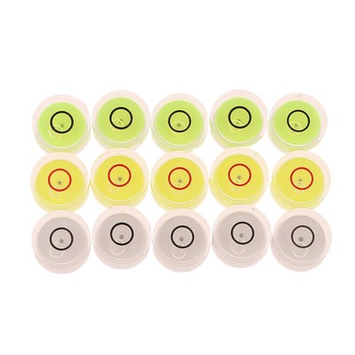 5pcs Mini Round Accuracy Bubble Level Bullseye Instrument Horizontal Precision