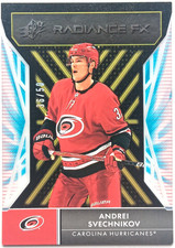 2021-22 SPx Radiance FX Gold Andrei Svechnikov /50 Carolina Hurricanes