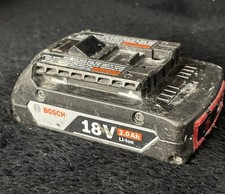 BOSCH 18V Lithium Ion Battery 2.0 Ah BAT612 W/ LED Gauge Power Pack GENUINE OEM