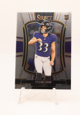 2025 Panini Select Premier Level Tyler Loop Baltimore Ravens RC #161 Base