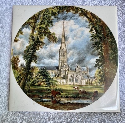 ''Salisbury Cathedral'' Ceramic Tile England