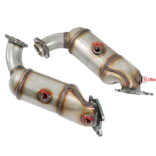 Front LH & RH Catalytic Converter For Chrysler Town & Country V6 3.6L 2011-2016 - Foto 4 di 16
