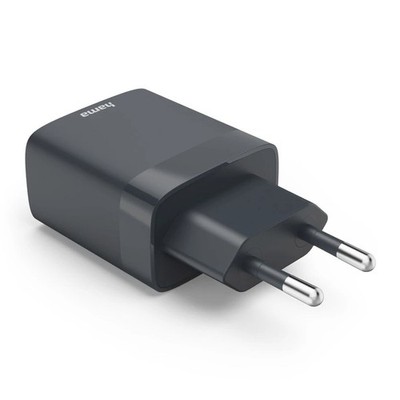 Hama Schnellladegerät, USB-C, PD, 30 W, Anthrazit 86442 Power Delivery 3.0