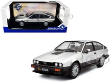1984 ALFA ROMEO GTV6 SILVER 1/18 DIECAST MODEL CAR BY SOLIDO S1802307