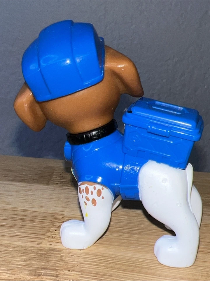 Wheeler Rubble & Crew Paw Patrol Dog 2.5" Figure Spin Master - Image 3 of 4