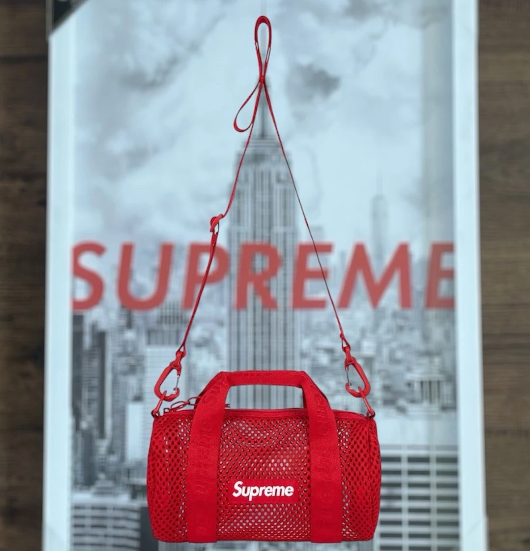 Mini sac de voyage Supreme Mesh rouge