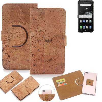 Schutz-Hülle für Ulefone Armor 7E Wallet-Case aus Kork Schutzhülle Tasche
