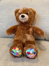 Build A Bear Happy Birthday Bear 2021 Plush 15" Stuffed Animal Teddy Bear BAB