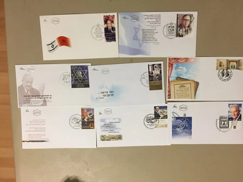 Eight after 2000 Israel PERSONALITIES fdc