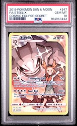 Steelix 247/236 Secret Rare Full Art Holo Cosmic Eclipse