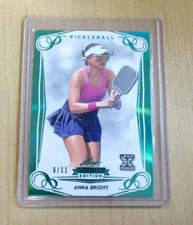 2023 Leaf Premier Pickleball Match Point GREEN Anna Bright rookie card RC 9/11