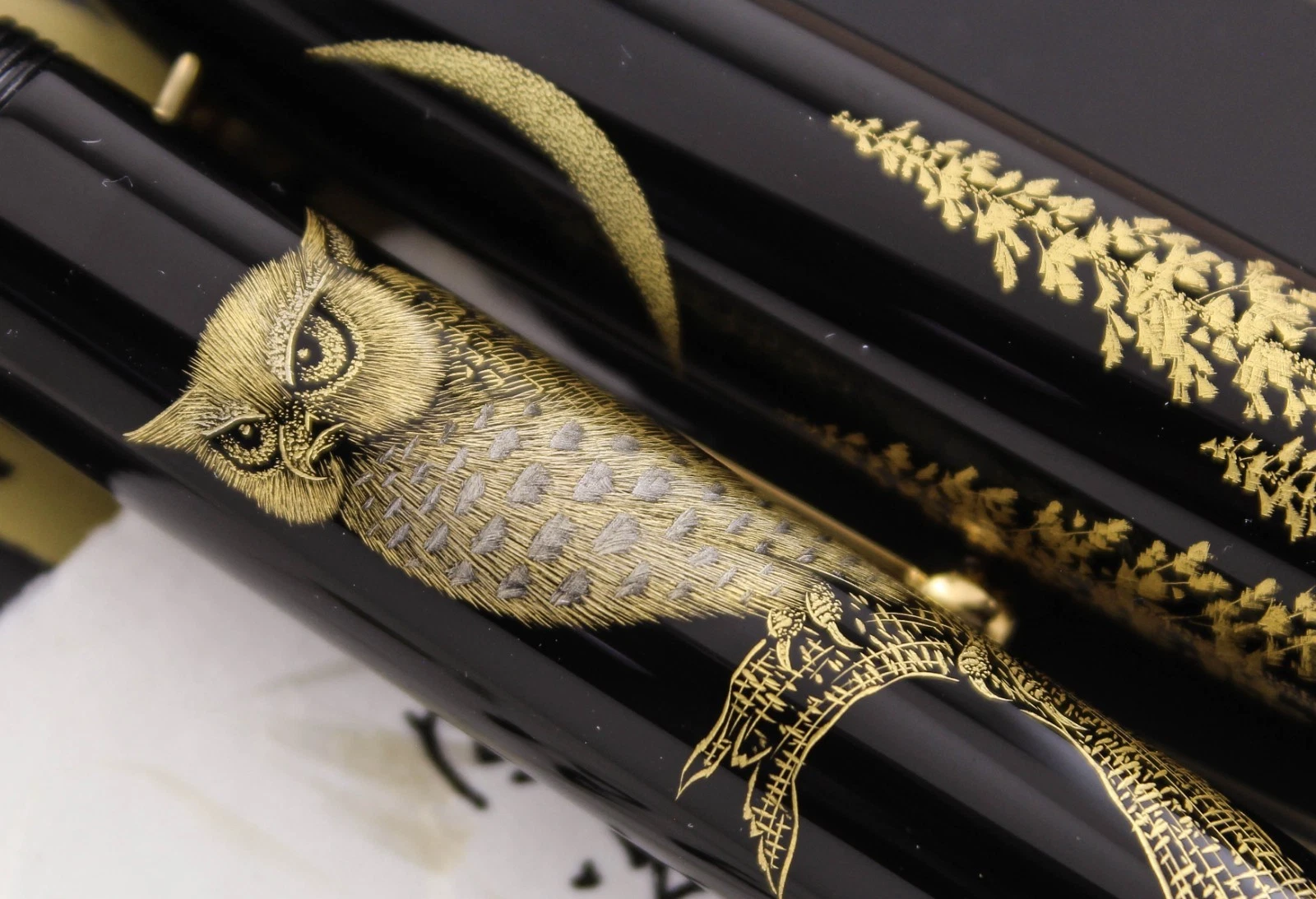 Pilot Namiki Yukari Royale Chinkin Owl Fountain Pen by Shouji