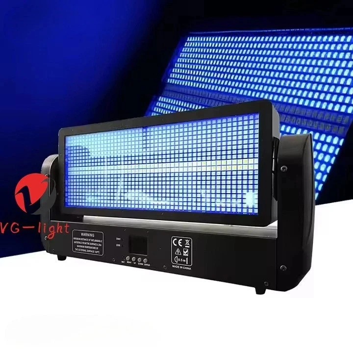 Dmx512 300W Moving Head Led Strobe Light 960 LEDS RGBW Wash Stage Flash Dj Light - Image 2 of 4