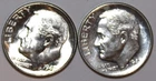 (2) Brilliant Uncirculated Roosevelt Dimes - 1947D 1947S - #1168E