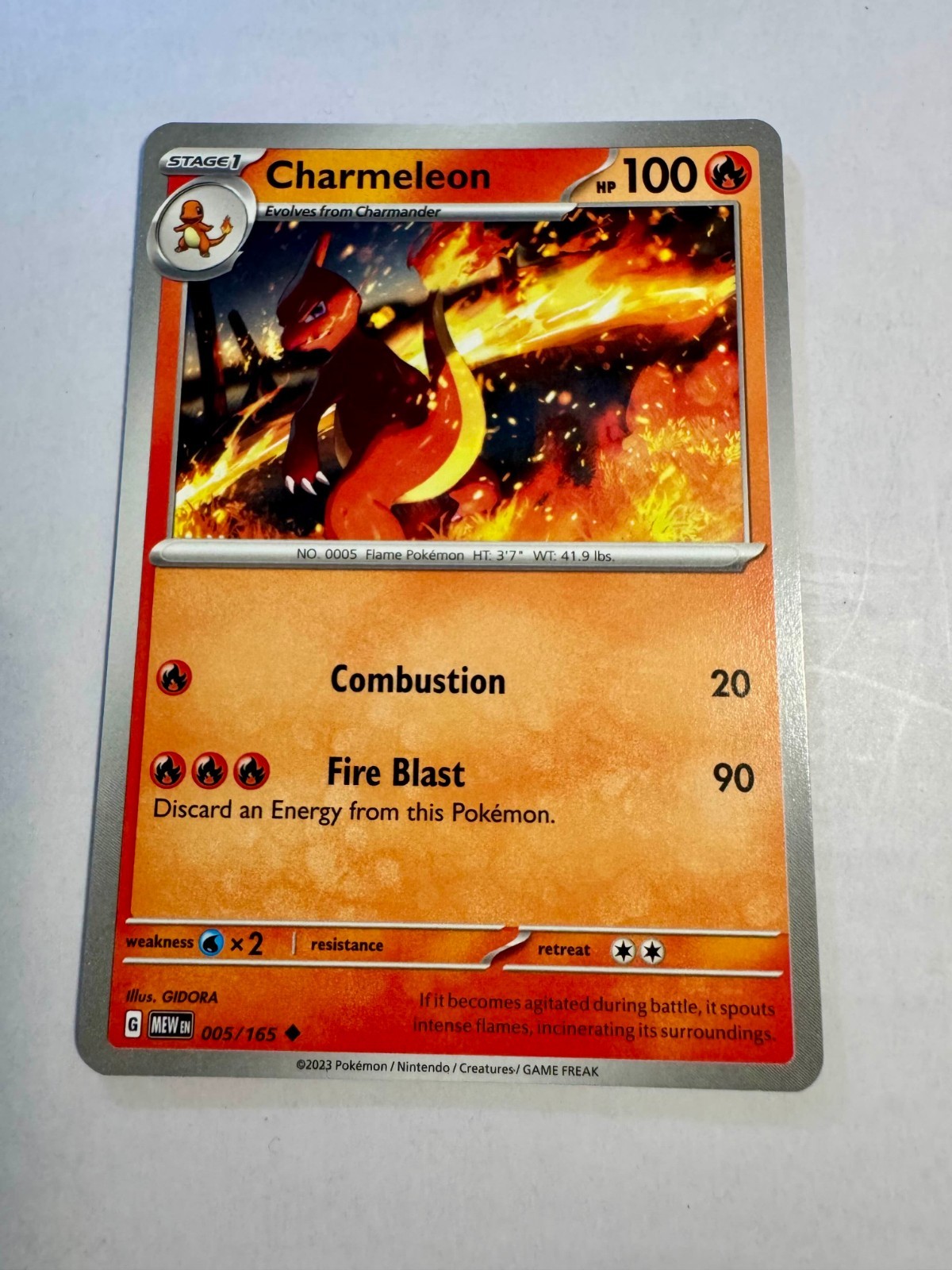 Charmeleon 5/165 - Pokemon Scarlet Violet 151 - NM