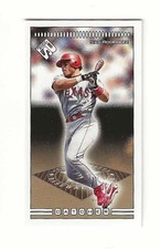 1999 Pacific Private Stock IVAN RODRIGUEZ Insert PS206 Mini Card RANGERS