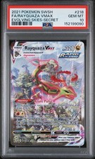 Pokemon 2021 Rayquaza VMAX 218/203 Alt Art Evolving Skies GEM MINT PSA 10