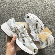 ASICS Gel-1330 White/ Pure Silver Trainers UK 10 BNWT Running Shoes Men’s