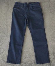 The Perfect Jean NYC Slim Thick Jean Blue Denim Stretch Mens 32x28 (Fits 32x26)