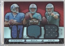 2007 Triple Threads Relic Combos 29/36 Drew Stanton Kevin Kolb John Beck 9bp