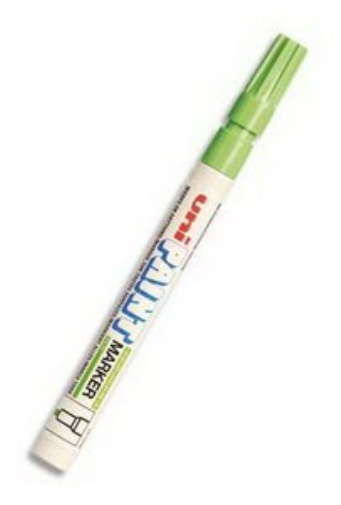 Mitsubishi Pen Permanent Marker Uni-Ball Px-20 Green 2,8 Mm (12 Units) NUOVO