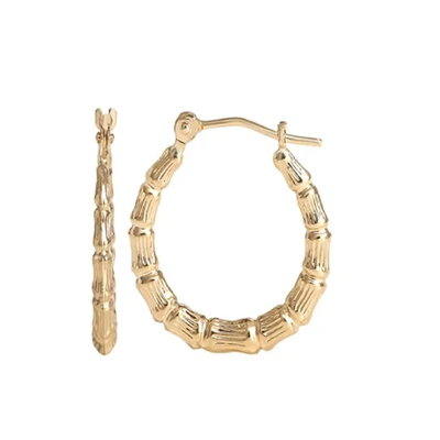 Brilliance Fine Jewelry E71065.WM Womens 14K Yellow Gold Bamboo