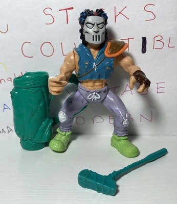CASEY JONES 1989 TMNT Near Complete Action Figure Vintage READ LOOK E2 051R