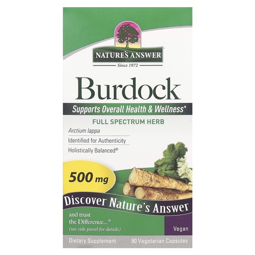 Burdock, 500 mg, 90 Vegetarian Capsules