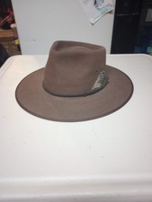 Akubra Cattleman Pure Fur Felt cowboy Hat Size 54
