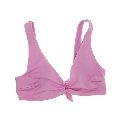 H&M, Bikinioberteil, Größe: 40, Pink, Elasthan/Polyester, Einfarbig, Damen #wdC
