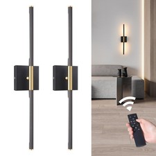 Battery Operated Wall Sconce Set of 2, 8000mAh Wireless Wall Sconces, 3000K-6...