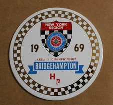 1969 Bridgehampton National Race Sport Car Club of America Plaque SCCA SAAC