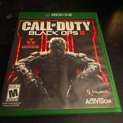 Activision Call of Duty: Black Ops III (Xbox One) M Shooter, Case + Nuk3town