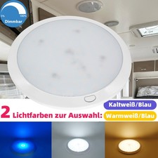 12V LED Deckenleuchte Wohnmobil Wohnwagen Camper Dimmbar mit Dimmschalter 14,3W