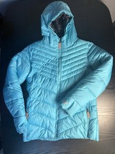 Champion Girl Winter Coat Puffer Jacket XL 14/16 Turquoise Insulated Hood Zip