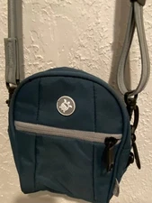 Pacsafe Anti-Theft Crossbody Bag Blue Travel Purse RFID Security Slashproof 6x8