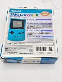 Nintendo Game Boy Color Teal Boxed Japan
