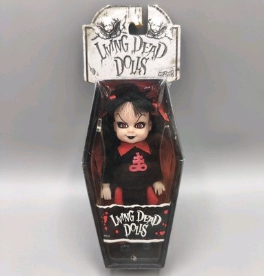 Mezco 2001 Living Dead Dolls Mini Series 2 Kitty Goth Cheerleader 2.5'' Rare Vtg