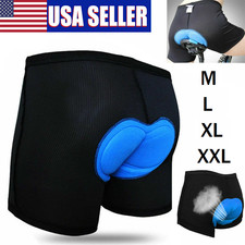 Men Women Cycling Shorts Bicycle Bike Underwear Pants With Sponge Gel 3D Padded
