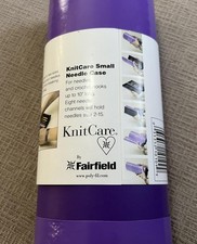 KnitCare Small Needle Case Purple Fairfield Storage Tube Knitting Crochet Hooks