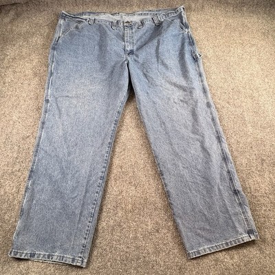 Vintage Y2K Lee Rider Carpenter Jeans Mens 52x31 Workwear Grunge Skater Utility