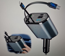 120w Retractable Car Chager 