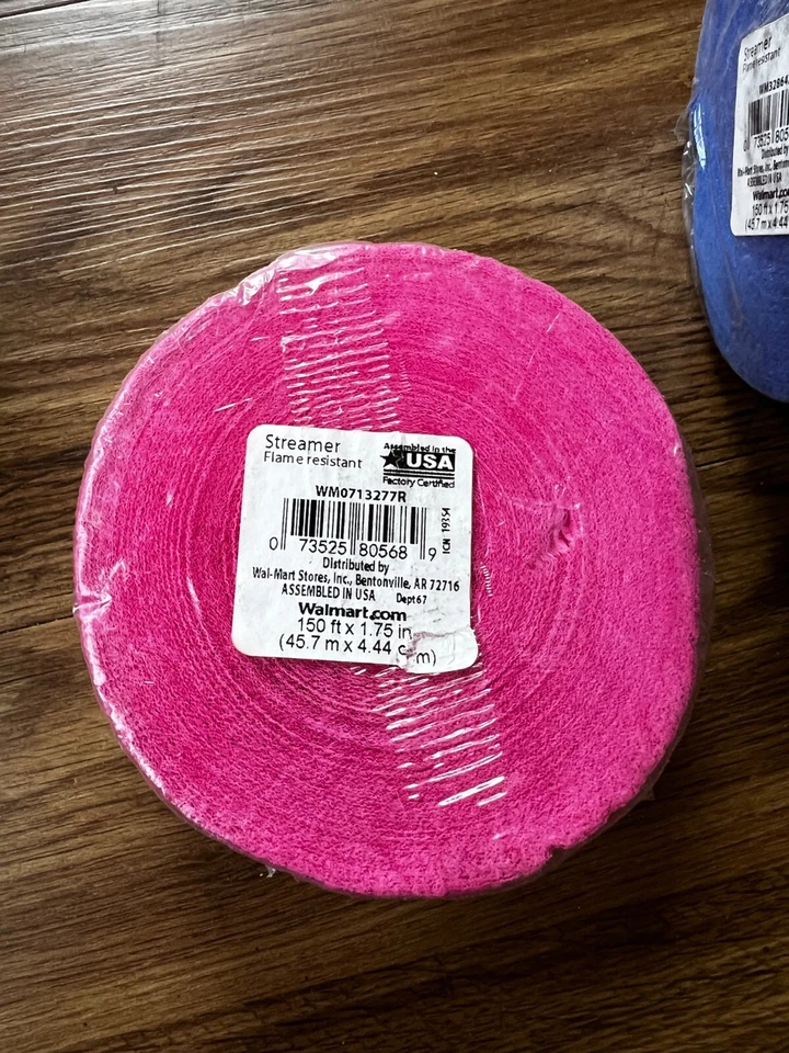 Party Decoration Streamers Crepe Paper Multi Colors, 150 ft (4 Rolls) - Image 3 of 3