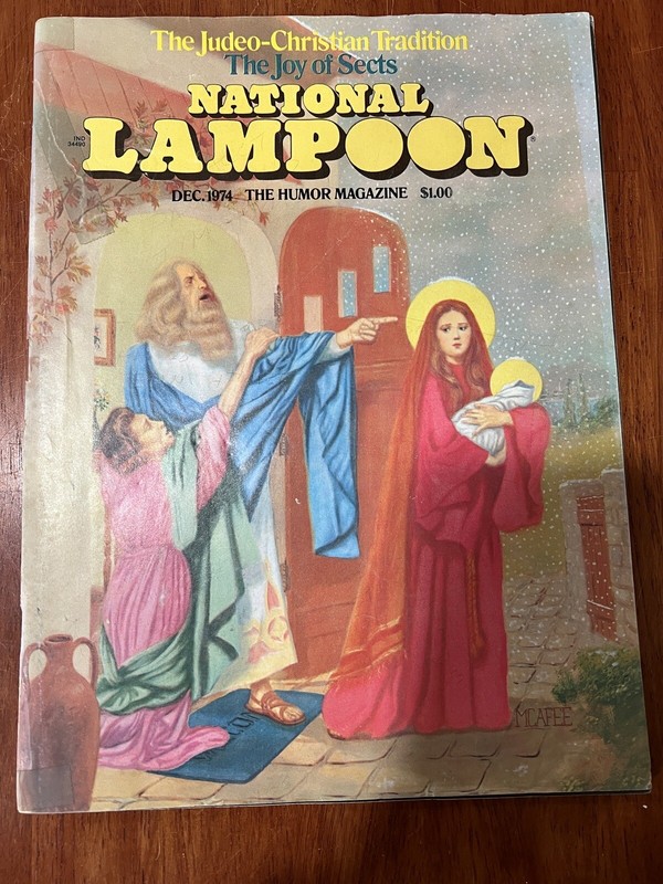 VTG National Lampoon Magazine December 1974 Vol 1 No. 57 Son-o'-God